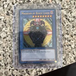 Magician of Black Chaos Yu-Gi-Oh! Trading Card 1st Edition YGLD-ENC01 - Image 1