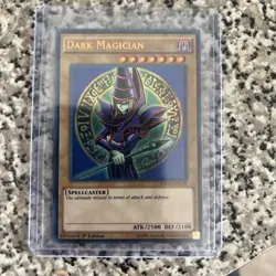 Yu-Gi-Oh! Dark Magician Card 1st Edition YGLD-ENC09 - Image 1