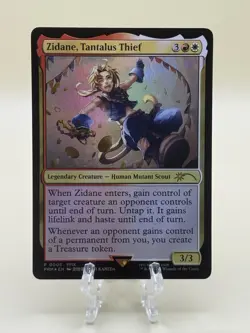 Zidane, Tantalus Foil Thief Promo MtG Card PRM 5 Final Fantasy - Image 1