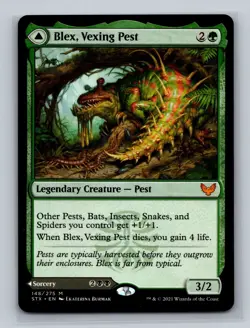 MTG Blex, Vexing Pest - Strixhaven: School of Mages Card # 148 LP - Image 1