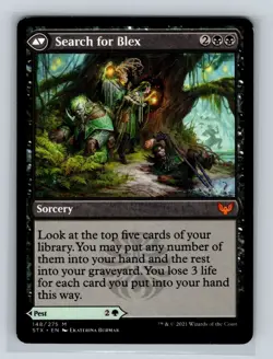 MTG Blex, Vexing Pest - Strixhaven: School of Mages Card # 148 LP - Image 2