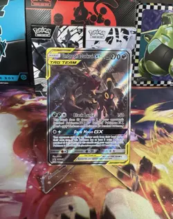 Umbreon & Darkrai GX SM241 Tag Team Black Star Promo 2020 Pokemon Card NM - Image 1