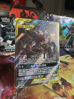 Umbreon & Darkrai GX SM241 Tag Team Black Star Promo 2020 Pokemon Card NM - Image 5