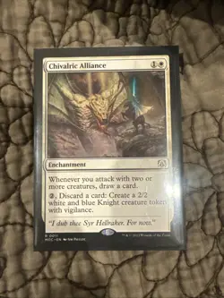 MTG Chivalric Alliance MOC 0011 R NM Regular - Image 1