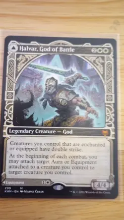 Halvar, God of Battle (Showcase) Kaldheim Regular - Image 1