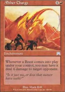 4x Aether Charge NM-Mint, English Onslaught MTG Magic - Image 1