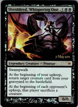 Sheoldred, Whispering One Prerelease Cards Promo NM Magic: The Gathering 73 Foil - Image 1