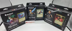 Magic: The Gathering Final Fantasy Commander Deck 3-Box Bundle | Free Shipping - Image 1