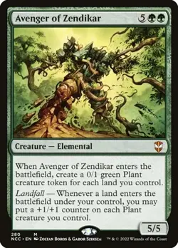 Avenger of Zendikar Streets of New Capenna Commander NM MTG - Image 1
