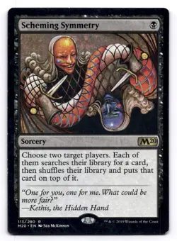 Scheming Symmetry MP Core Set 2020 113/280 MTG Magic Regular - Image 1