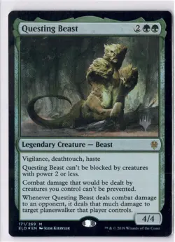 Questing Beast LP* FOIL PROMO Throne Of Eldraine ENGLISH 171/269 -UnltdCards - Image 1
