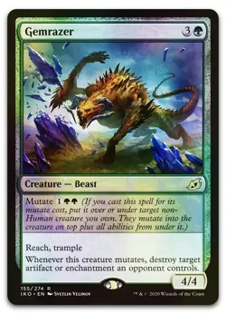 Gemrazer #155 (Foil) (NM) Ikoria IKO Magic MTG - Image 1