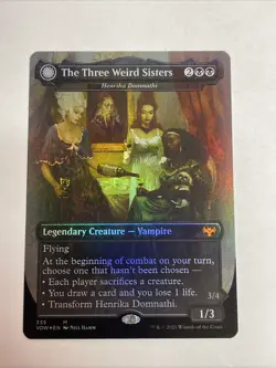 The Three Weird Sisters - Henrika Domnathi Innistrad: Crimson Vow Foil #335 M - Image 1