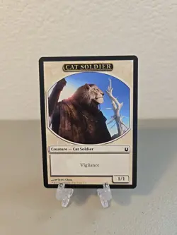 MTG Cat Soldier Token LP Born Of The Gods - Image 1