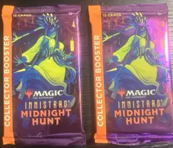 Magic the Gathering Innistrad: Midnight Hunt Collector Booster Pack (2 Of Them) - Image 1