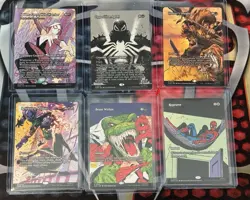 Mtg Magic Spider-Man Lot Of 6 Cards Including Opposition Agent - Image 1