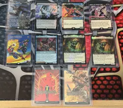 Mtg Magic Spider-Man Lot Of 10 Cards Rare - All Foil - 2x Anti-Venom - Image 1