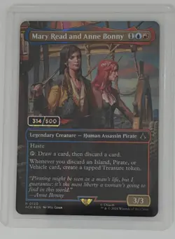Mary Read and Anne Bonny Serialized 314/500 Magic the Gathering 2024 - Image 1