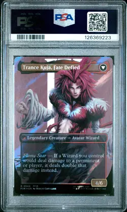 2025 MTG BORDERLESS-SURGE FOIL GENOME SORCERER/TRANCE KUJA FATE DEFIED PSA 10 - Image 2