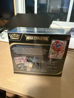 POKEMON CENTER TCG MEGA EVOLUTION SEALED ELITE TRAINER BOX ETB LUCARIO - Image 2