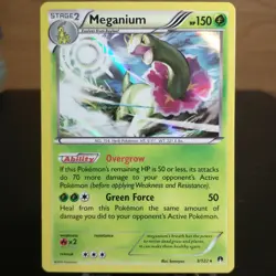 Meganium 3/122 NM Holo XY BREAKPoint Near Mint Foil Pokemon TCG Card break point - Image 1