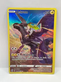 Pokemon TCG Brilliant Stars Zekrom TG05/TG30 Ultra Rare - Image 1