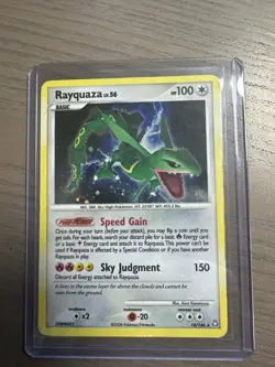 Rayquaza Lv.56 Pokemon Card Basic 14/146 Holo Rare - Image 1