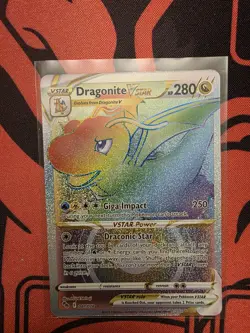 Dragonite VSTAR (Secret) 081/078 Pokemon GO Holo Secret Rare NM - Image 3