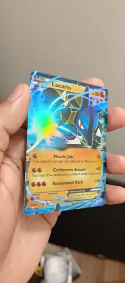 Lucario EX - 54/111 - Pokemon TCG Furious Fists XY Ultra Rare 2014 - Image 1