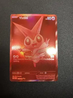 Pokemon 2025 White Flare Victini 172/086 Black White Rare NEAR MINT - Image 1