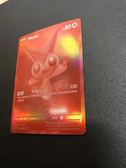 Pokemon 2025 White Flare Victini 172/086 Black White Rare NEAR MINT - Image 3