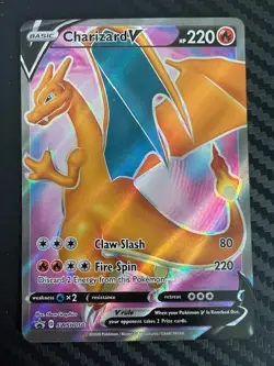Pokemon TCG Charizard V SWSH Black Star Promo SWSH050 Holo Promo NM - Image 1