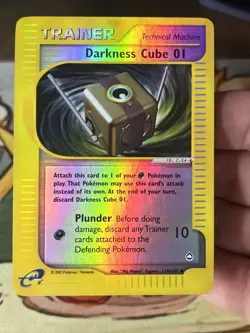 Pokemon TCG Darkness Cube 01 Reverse Holo 119/147 Aquapolis Lightly Played - Image 1