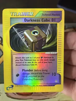 Pokemon TCG Darkness Cube 01 Reverse Holo 119/147 Aquapolis Lightly Played - Image 3