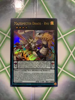 Yugioh! 1x Majespecter Draco - Ryu PHNI-EN049 Ultra Rare 1st Ed NM - Image 1