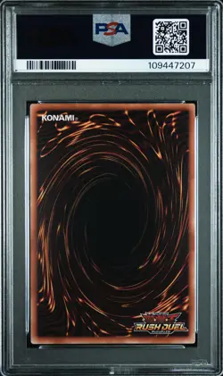2024 YU-GI-OH! OVER RUSH RARE #JP050 BLUE-EYES BLAZING BRIGHT DRAGON PSA 10 - Image 2