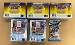 (3) Yu-Gi-Oh! TCG Doom of Dimensions Booster Box + (2) Justice Hunters Booster - Image 2