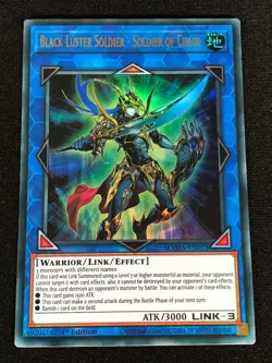 Yugioh Black Luster Soldier Soldier of Chaos MAMA-EN073 1st Ultra (NM) - Image 1