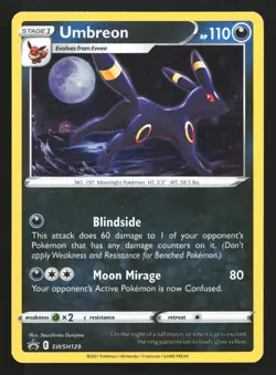 Umbreon SWSH129 Sword & Shield Promo Cards Promo Pokemon Card - Image 1