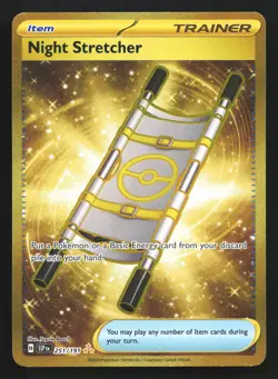 Night Stretcher 251/191 Surging Sparks Gold Hyper Rare Pokemon Card - Image 1