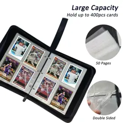 4 Pocket Card Binder, Zipper Card Holder Album 400 Pockets for Boys Girls Gifts - Image 4