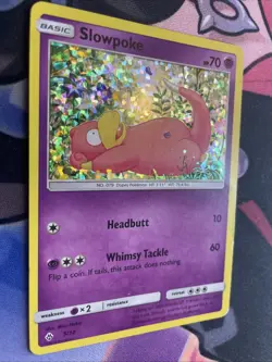 2018 Pokemon, McDonald's Promos, #5/12 Slowpoke, Holo Promo Card TCG MP - Image 2