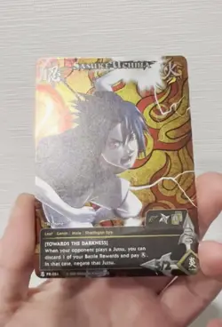 Naruto CCG Sasuke Uchiha PR-084 Foil Promo Card NM Condition - Image 2
