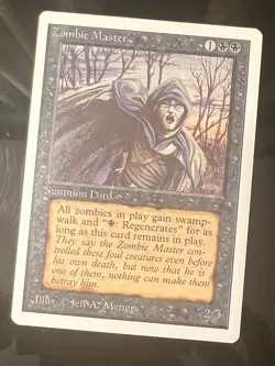 Magic the Gathering MTG Unlimited Zombie Master NM (Beta Bob) - Image 1