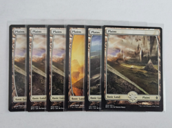 Lot of 6x Plains - Art Variations - Zendikar - MTG Magic NM and LP FULL ART - Image 1