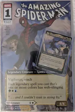 Amazing Spider-Man MARVEL COMIC & MTG CARD NYCC 2025 Promo Magic The Gathering - Image 1