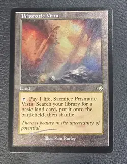 Prismatic Vista (Retro Frame) (Foil Etched) Modern Horizons Foil MTG NM Magic - Image 1