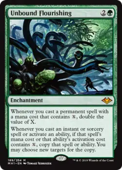Light Play, English MTG Regular Unbound Flourishing Modern Horizons Magic the Ga - Image 1