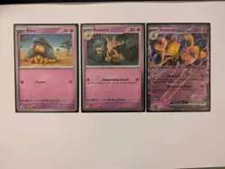 Pokemon Abra Kadabra Alakazam ex 063 064 165 SVP Double Rare Promo Set Holo 151 - Image 1