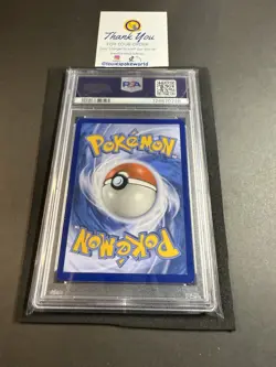 2019 POKEMON SM BLACK STAR PROMO #SM201 FULL ART/RESHIRAM & CHARIZARD GX PSA 8 - Image 4